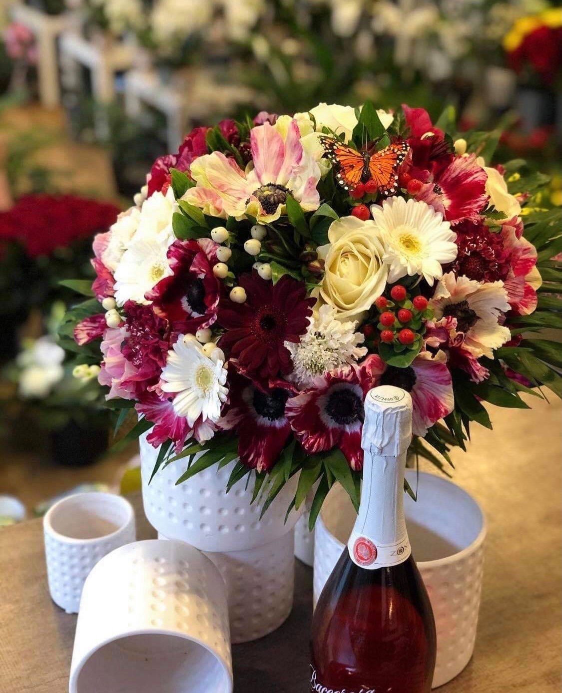 Festlig Blomsterbuket