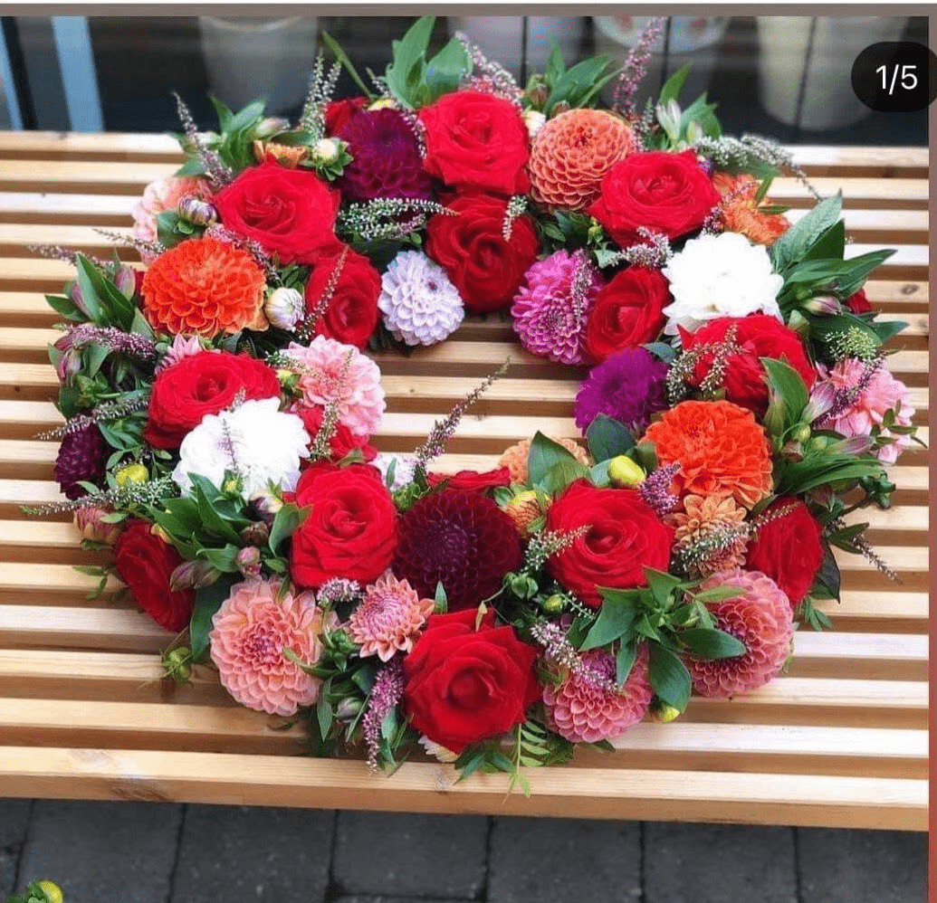 Rød og Hvid Rosekrans