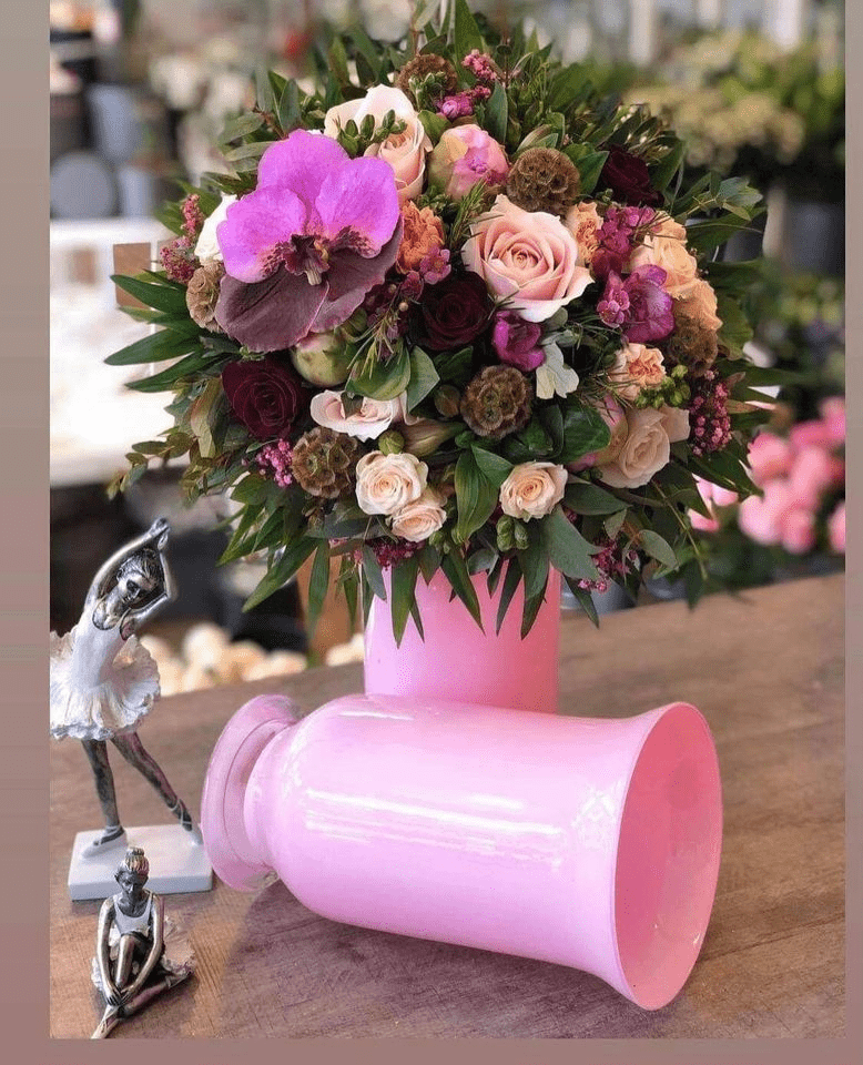 Lyserød Rosebuket