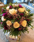 Fersken Rosebuket